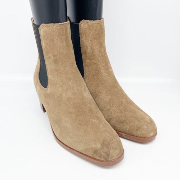 Steve Madden Women's Rhiannon Chelsea Boot Cognac Suede Size 8M - Picture 2 of 15